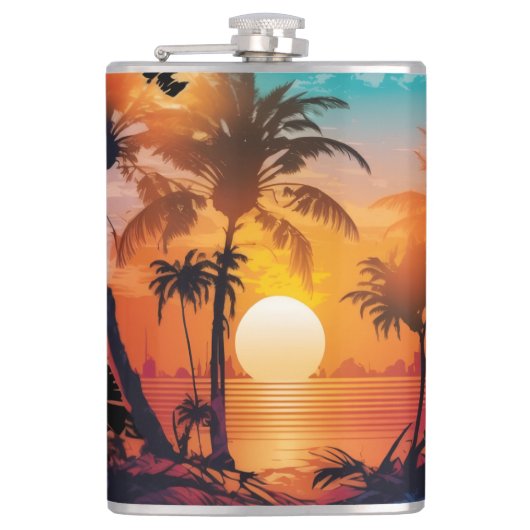 FLASQUES KITCHEN LIFE'S JOURNEY CHEER UP VINYL WRAP FLASK  (Devant)