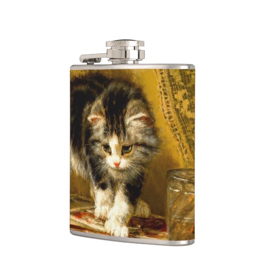 Flasques Kitten avec peinture et brosses (Gauche)