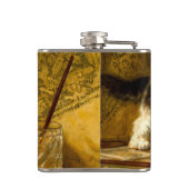 Flasques Kitten avec peinture et brosses (Dos)