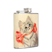 Flasques Kitten avec ruban rouge (Droite)