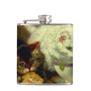 Flasques Kittens Tea Party