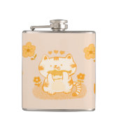 Flasques Kitty et poisson (Devant)