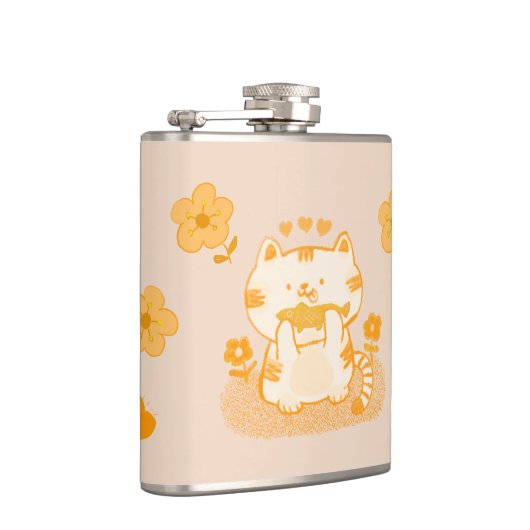 Flasques Kitty et poisson (Droite)