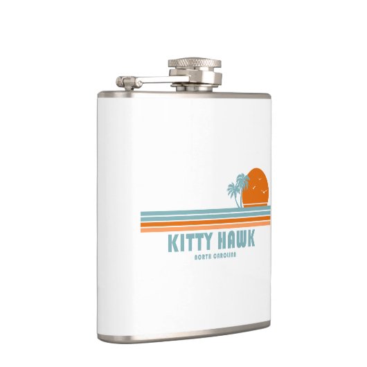 Flasques Kitty Hawk Caroline du Nord Sun Palm Trees (Droite)