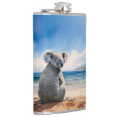 Flasques Koala sur la plage de sable (Droite)