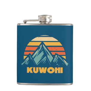 Flasques Kuwohi Caroline du Nord Tennessee Retro Turquoise