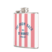 Flasques La cabane rose de la plage de neige Enterrement de (Gauche)