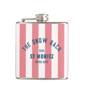 Flasques La cabane rose de la plage de neige Enterrement de (Devant)