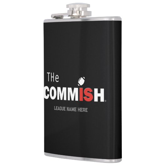 Flasques La Commish Custom Flask Ajouter Leagur Name (Gauche)
