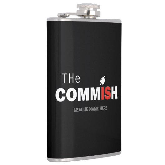 Flasques La Commish Custom Flask Ajouter Leagur Name (Droite)