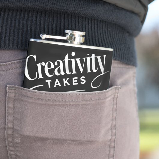 Flasques La créativité prend du courage inspiré par l'art (In Situ)