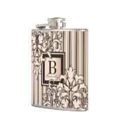 Flasques La damassé de quartz rose barre le neutre Girly de (Gauche)