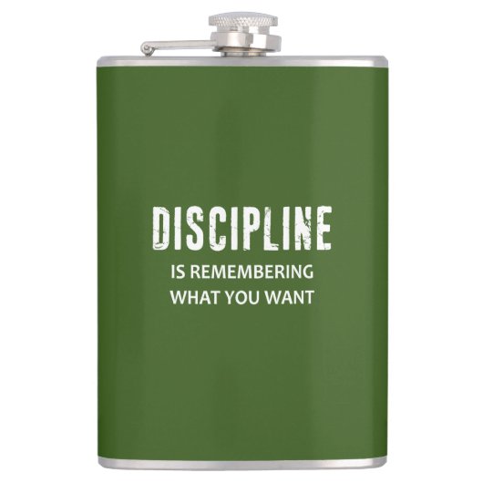 Flasques La Discipline Rappelle Ce Que Vous Voulez (Devant)