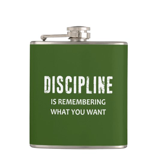 Flasques La Discipline Rappelle Ce Que Vous Voulez (Devant)