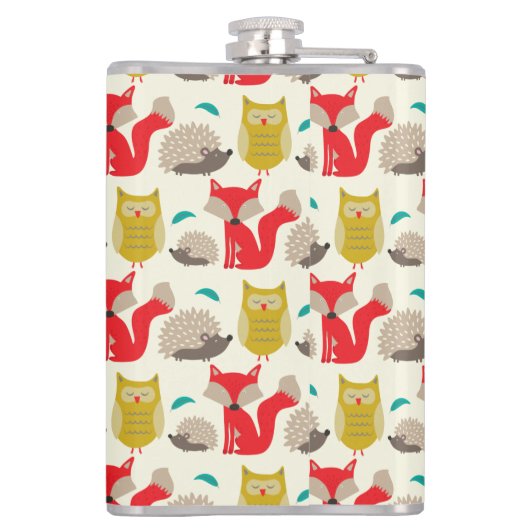 Flasques La faune boisée (Dos)