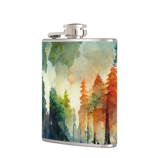 Flasques La forêt (nature) (Gauche)