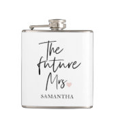 Flasques La future Mme et Votre Nom | Cadeau de beauté mode (Devant)