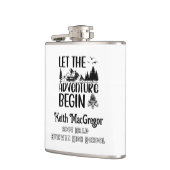 Flasques La graduation Laisser l'aventure commencer (Gauche)