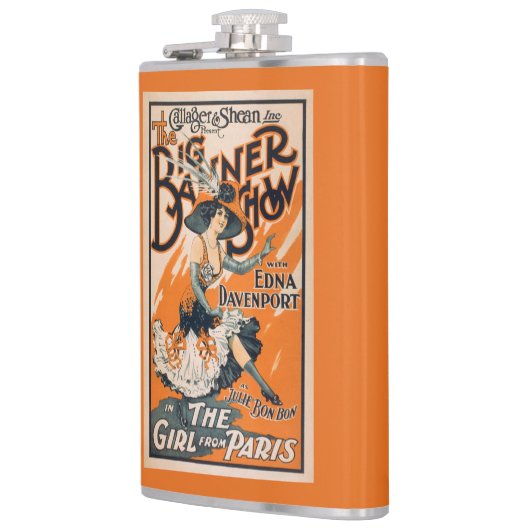 Flasques La grande exposition de bannière "la fille de (Gauche)