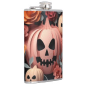 Flasques La grande fiole enveloppée de vinyle Citrouille (Droite)