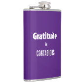 Flasques La Gratitude Est Contagieuse (Droite)