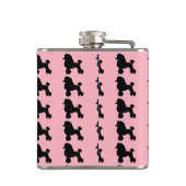 Flasques la jupe rose de caniche des années 1950 a inspiré (Dos)