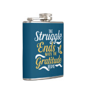 Flasques La Lutte Se Termine Quand La Gratitude Commence (Droite)