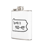 Flasques La maison est Pee-Ay Pennsylvania (Gauche)