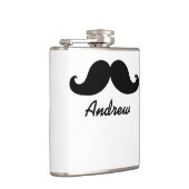 FLASQUES LA MEILLEURE MOUSTACHE NOIRE PERSONNALISÉE (Droite)