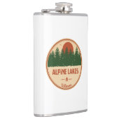 Flasques La nature des lacs alpins (Droite)