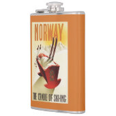 Flasques La Norvège - le berceau du ski (Gauche)