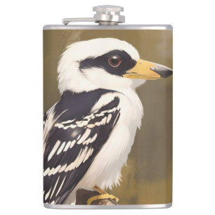 Flasques La peinture australienne Kookaburra,