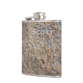 Flasques La pierre rustique personnalisée de roche (Gauche)