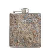 Flasques La pierre rustique personnalisée de roche (Devant)