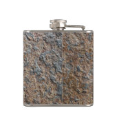 Flasques La pierre rustique personnalisée de roche (Dos)