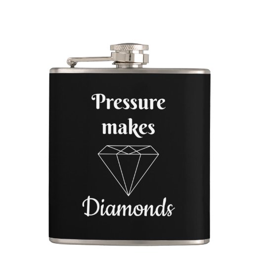 Flasques La pression fait des diamants (Devant)