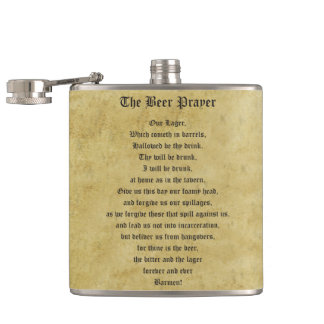 Flasques La prière de la bière