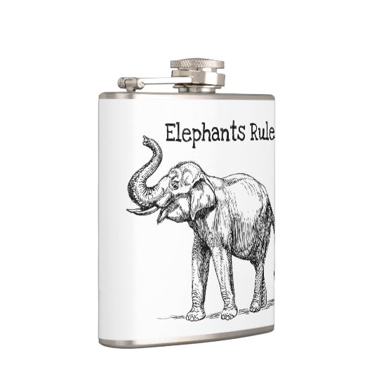 Flasques La règle des éléphants (Droite)