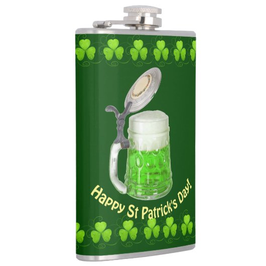 Flasques La Saint Patrick de la bière verte (Droite)