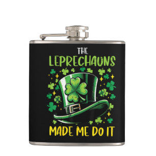 Flasques La Saint-Patrick les lutins m'ont fait faire ça