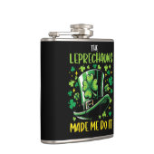 Flasques La Saint-Patrick les lutins m'ont fait faire ça (Droite)