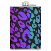 Flasques La série léopard multicolore Design 1 (Dos)