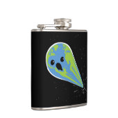 Flasques La terre contre le trou noir (Droite)