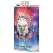 Flasques La Terre De La Liberté Maison Brown Eagle Feux D'A (Gauche)