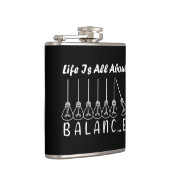 Flasques La vie, c'est l'équilibre de l'inspiration de moti (Droite)