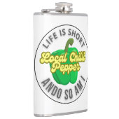 Flasques La vie est courte (Droite)