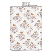 Flasques La vie est meilleure avec un chien citation drôle  (Dos)