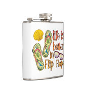 Flasques La vie est meilleure en tongs | Vibes d'été (Droite)