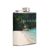 Flasques La vie est une plage (Droite)