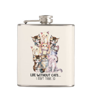 Flasques La vie sans chats ? Je ne le pense pas